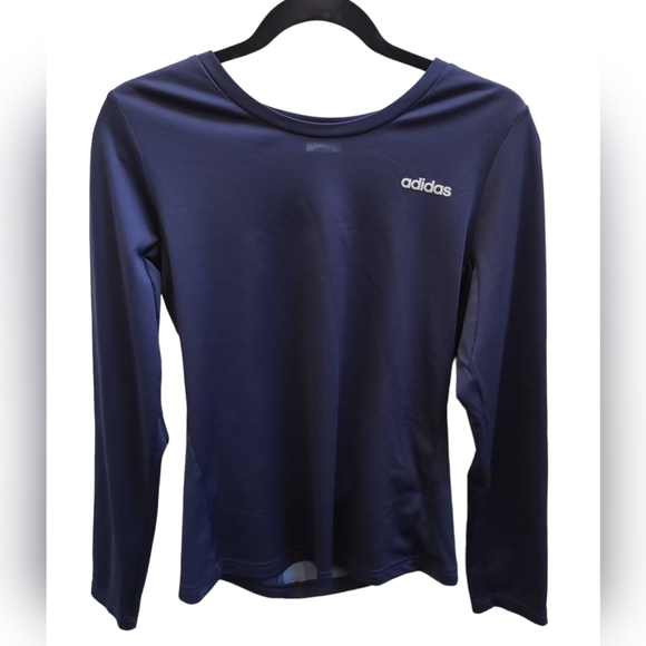 Adidas Enhanced Motion Long Sleeved Climalite Tee in Black and White - Size M - Picture 4 of 14